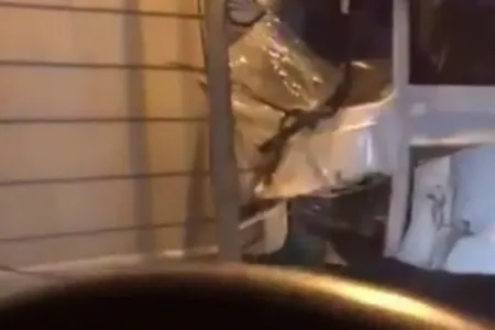 Bakıda dəhşətli avtobus qəzası - VİDEO