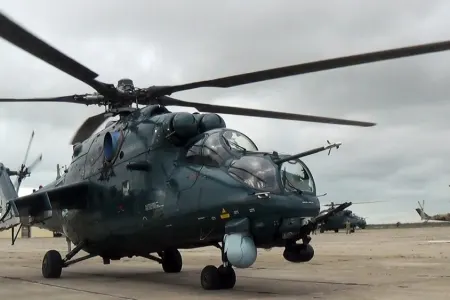 Azərbaycan ordusunun helikopterləri havada - FOTOLAR - VİDEO