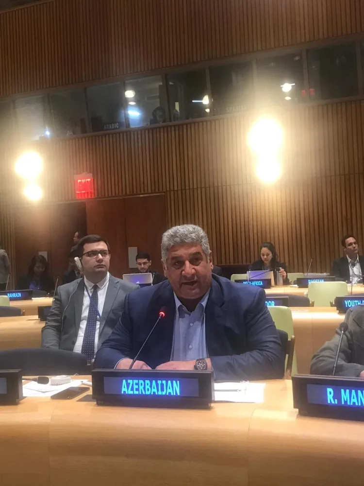Azad Rəhimov BMT-də gənclərin məşğulluğu ilə bağlı təklif verdi - FOTO