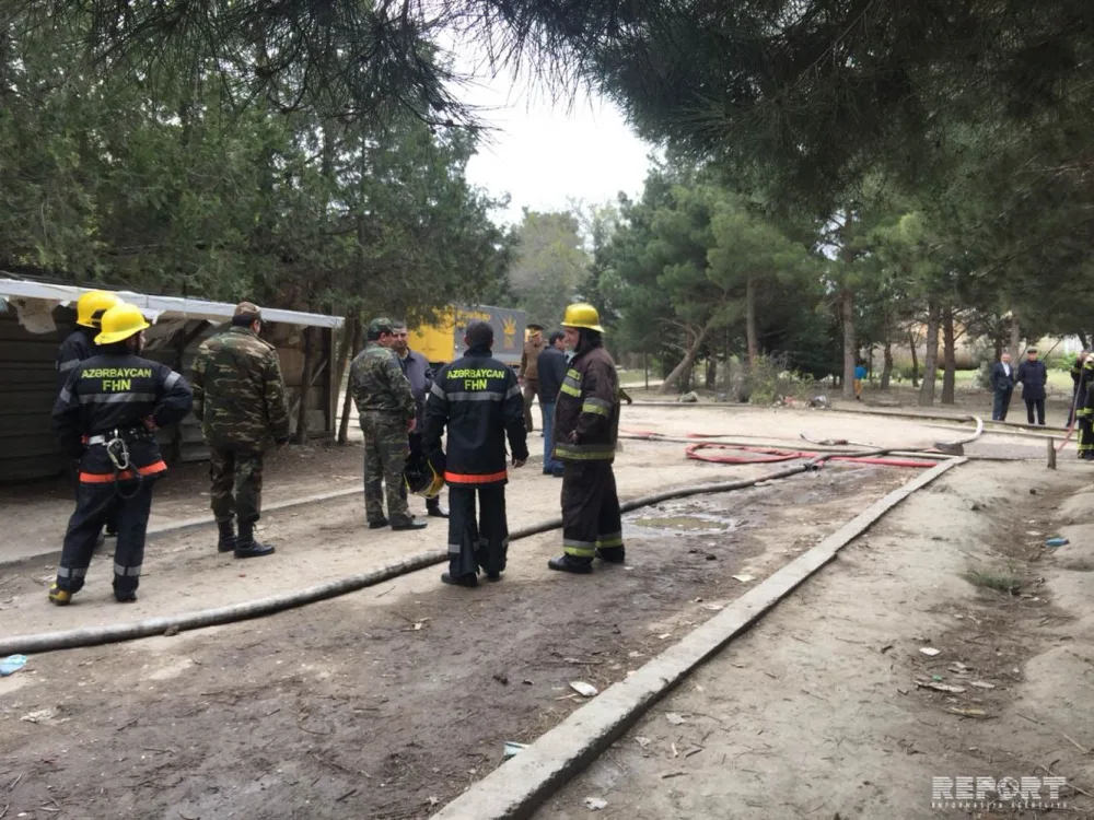 Məcburi köçkünlərin yataqxanasında baş verən yanğında 45 yaşlı kişi özünü atdı - FOTO - YENİLƏNİB