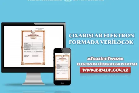 Daşınmaz əmlaka dair çıxarışlar yalnız elektron qaydada veriləcək