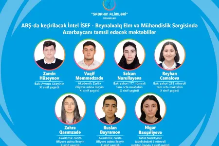 7 şagirdimiz Beynəlxalq Elm və Mühəndislik Sərgisində ölkəmizi təmsil edəcək