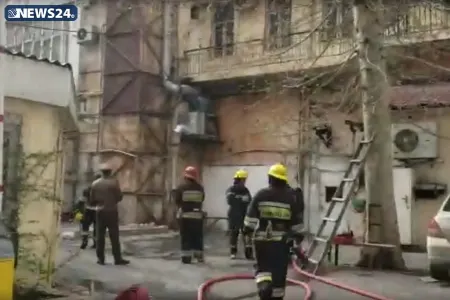 Bakıda restoranda yanğın