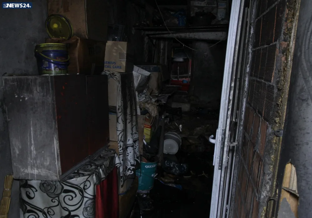 Yataqxanadakı yanğın anbaan - NEWS24.AZ-DA - FOTO - VİDEOREPORTAJ