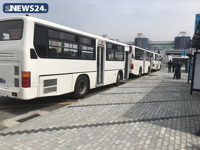 Bakıda 15 avtobusun son dayanacaq məntəqəsi dəyişdirildi - FOTO