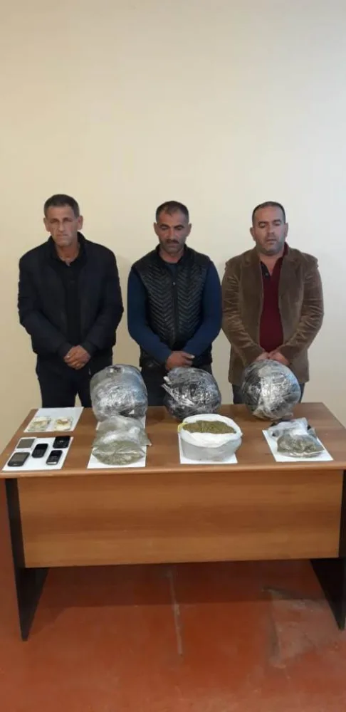 İrandan Azərbaycana narkotik keçirmək istəyən şəxslər - SAXLANILDI - FOTO