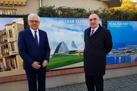 Elmar Məmmədyarov Polşanın xarici işlər naziri ilə görüşüb - FOTO