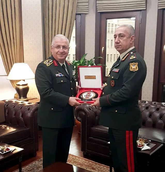 Ali Hərbi Məktəbinin rəisi Türkiyədə bir sıra görüşlərdə iştirak edib - FOTO