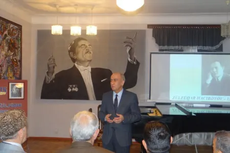 Zülfüqar Hacıbəyovun anadan olmasının 135 illiyi qeyd olunub - FOTO