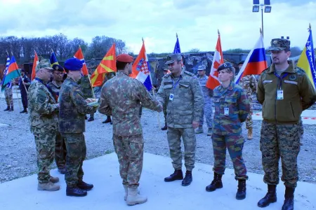 Ordumuzun nümayəndələri NATO-nun çoxmillətli tibb təlimində - FOTO