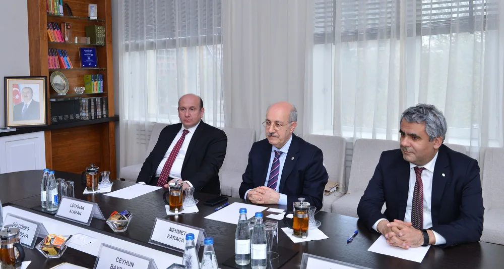 Təhsil naziri İstanbul Texniki Universitetinin rektoru ilə görüşüb