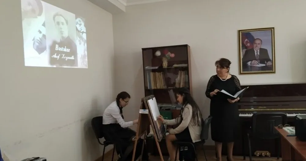 Uşaq incəsənət məktəbində Asəf Zeynallının 110 illiyi qeyd edilib