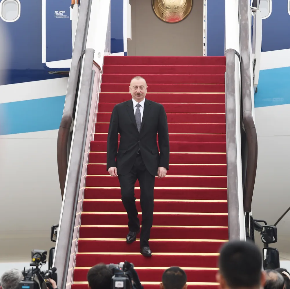 Prezident İlham Əliyev Çində işgüzar səfərdədir - YENİLƏNİB - FOTOLAR