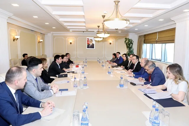 Sahil Babayev Amerika Ticarət Palatasının nümayəndələri ilə görüşüb