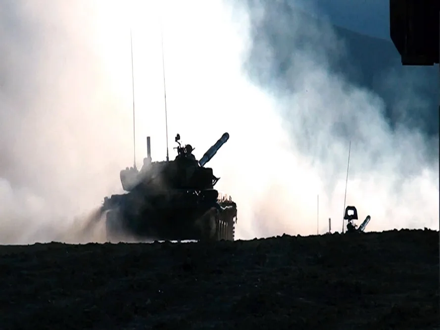 Ümumqoşun poliqonunda döyüş atışlı təlim məşqləri keçirilib - FOTO - VİDEO