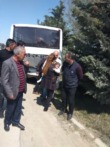 Bakı-Sumqayıt yolunda avtobusu qəzası - XƏSARƏT ALANLAR VAR