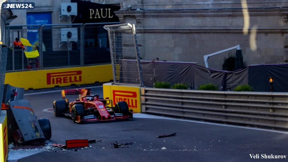 Ötən gün "Formula 1"də yaşanan - QƏZALAR FOTOLARDA