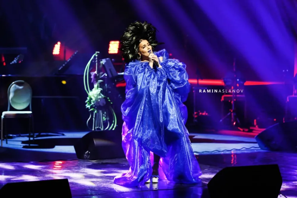 Elza Seyidcahanın konsertində yaşananlar - FOTO