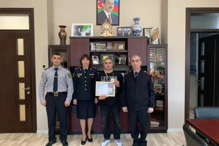 Hərbiçimiz vətənə medalla qayıtdı