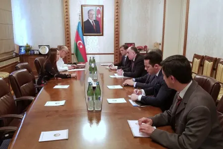 Elmar Məmmədyarov Parlamentlərarası İttifaqın prezidenti ilə görüşüb