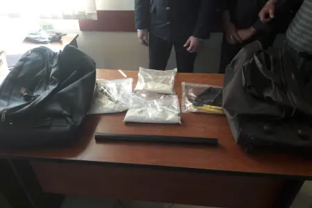 Sərhəddən heroin keçirmək istəyən şəxs - SAXLANILDI - FOTO - VİDEO