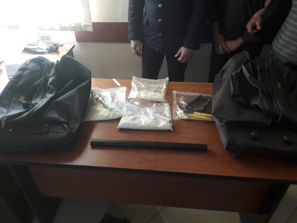 Sərhəddən heroin keçirmək istəyən şəxs - SAXLANILDI - FOTO - VİDEO