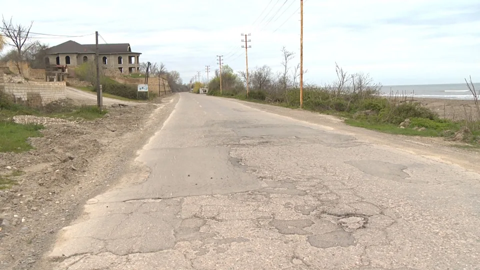 Xudat-Nabran avtomobil yolu təmir olunur - FOTOLAR