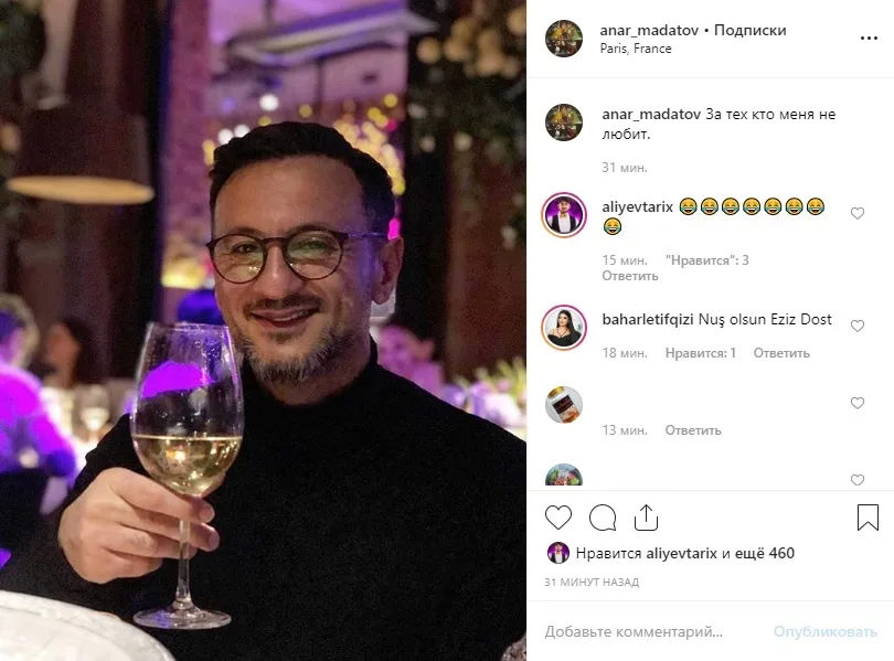 Anar Mədətovdan mesaj var: - "Məni sevməyənlərin..." - FOTO
