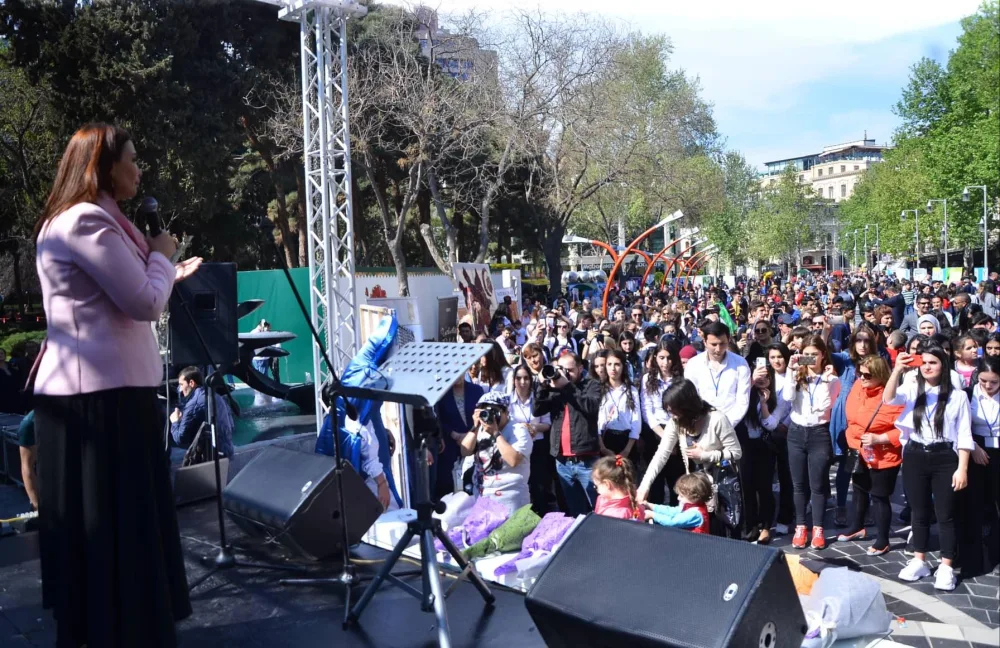 Qənirə Paşayeva I Azərbaycan Autizm Festivalında insanlara çağırış edib - FOTO - VİDEO