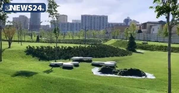 Bakının mərkəzində unikal park salındı - FOTOLAR