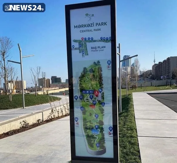 Bakının mərkəzində unikal park salındı - FOTOLAR