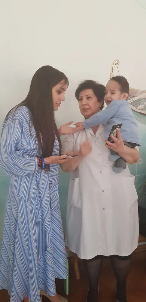 Leyla Əliyeva 1 saylı Körpələr evində - FOTO