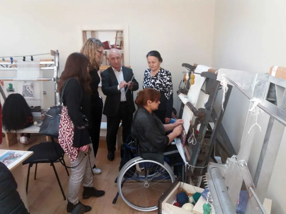 Beynəlxalq ekspert Peşə Reabilitasiya Mərkəzində olub