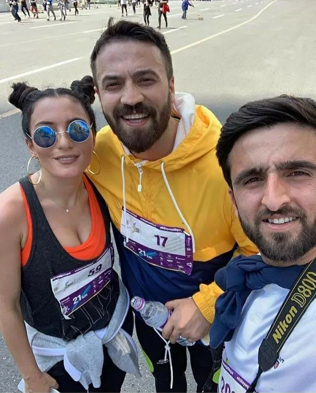 Arzu Əliyeva və Mədət Quliyev məşhurlarla birgə Bakı Marafonunda - FOTO-VİDEO