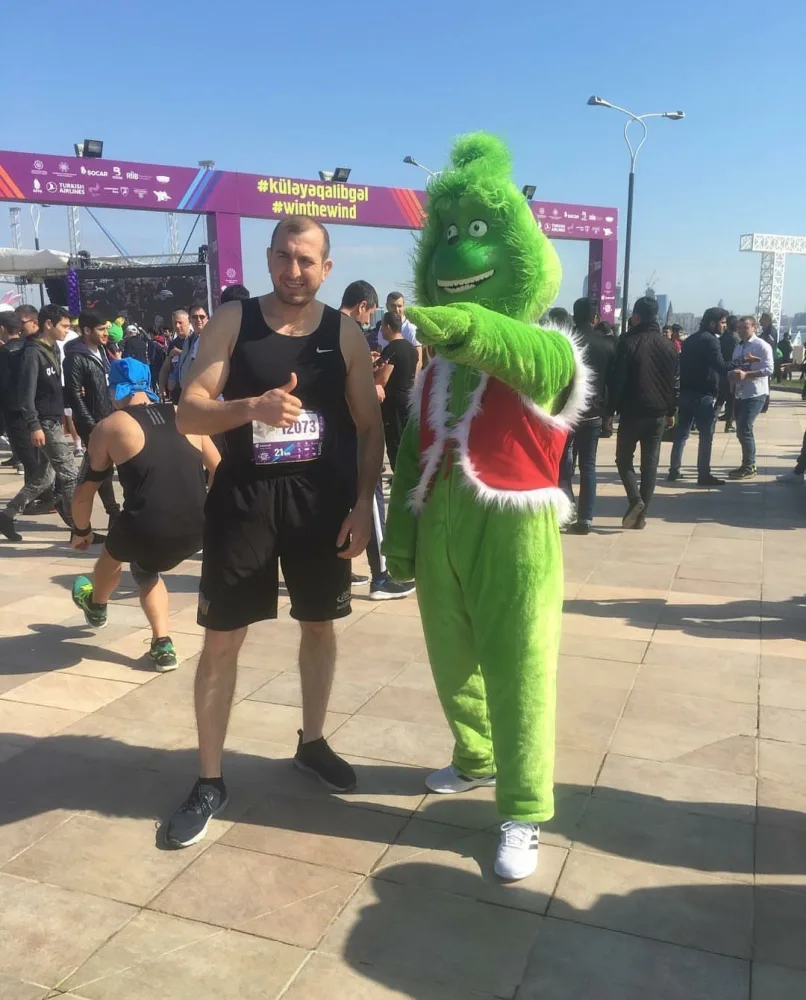 Arzu Əliyeva və Mədət Quliyev məşhurlarla birgə Bakı Marafonunda - FOTO-VİDEO