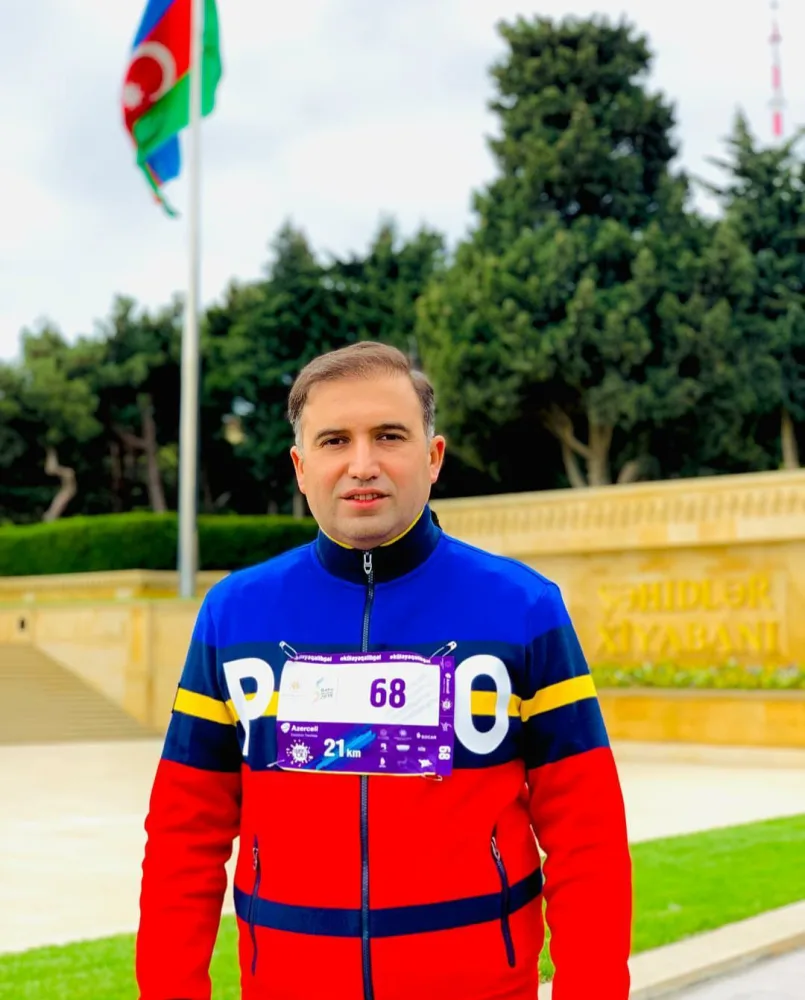 Arzu Əliyeva və Mədət Quliyev məşhurlarla birgə Bakı Marafonunda - FOTO-VİDEO