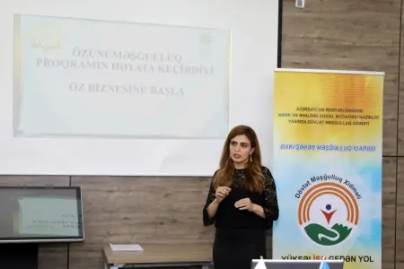 İşsiz və işaxtaran vətəndaşlar üçün KOBİA-da təlimlər keçirilir