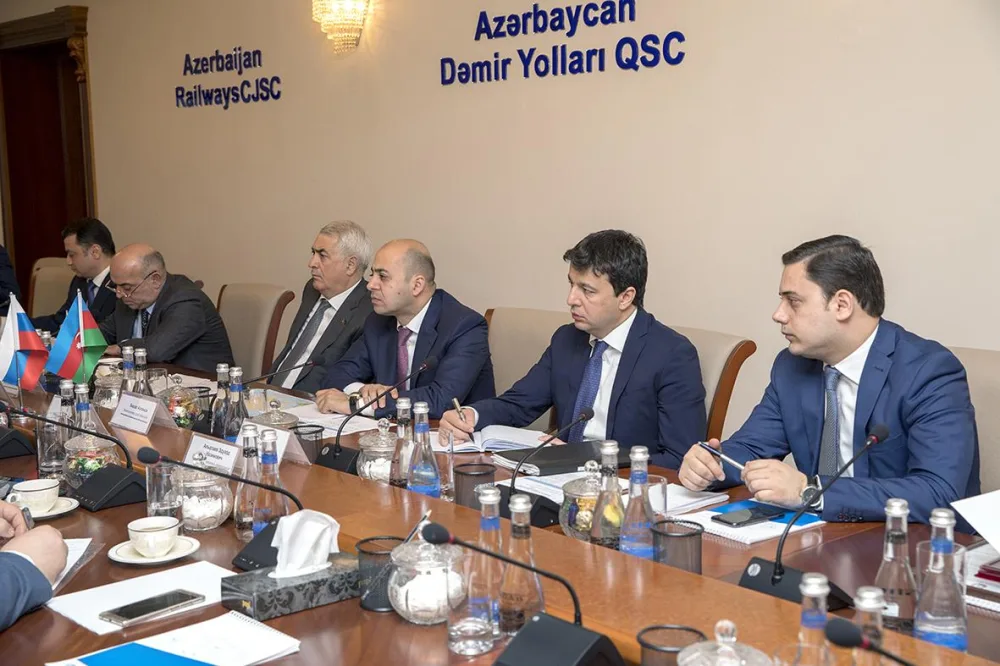 Azərbaycan və Rusiya dəmir yolları arasında memorandum imzalanıb - FOTO