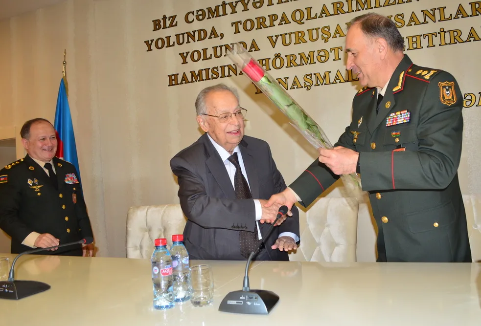 Böyük Vətən müharibəsi veteranları ilə görüş keçirilib - FOTO