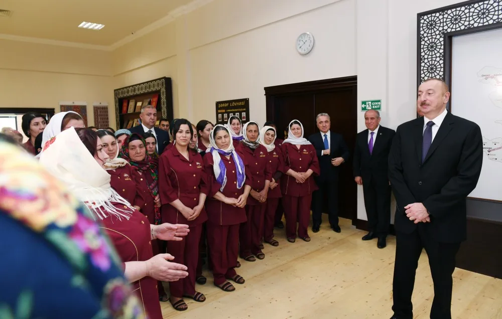 "31 xalça fabrikinin yaradılması nəzərdə tutulur" - Prezident İlham Əliyev - FOTOLAR - VİDEO