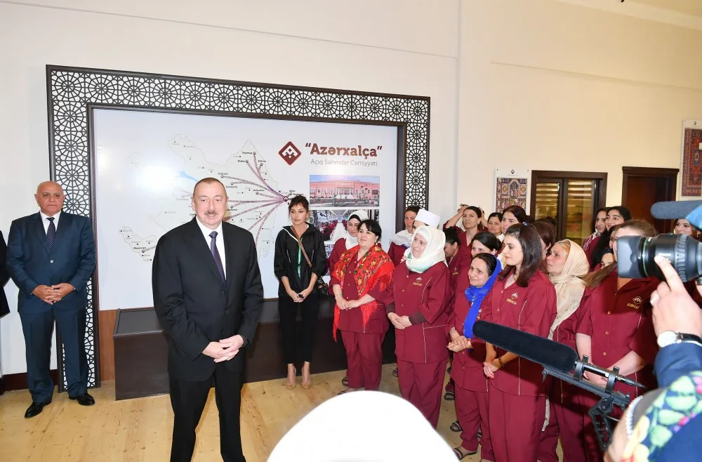 "31 xalça fabrikinin yaradılması nəzərdə tutulur" - Prezident İlham Əliyev - FOTOLAR - VİDEO