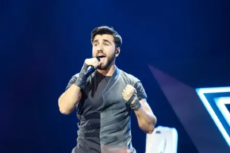Çingizin "Eurovision" səhnəsində - İLK MƏŞQİ - FOTO - VİDEO