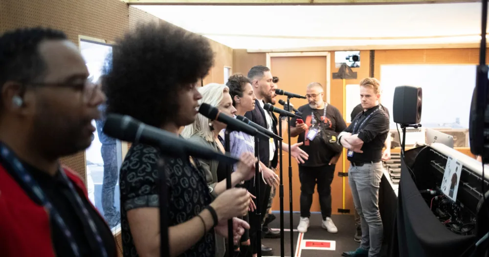 Çingizin "Eurovision" səhnəsində - İLK MƏŞQİ - FOTO - VİDEO