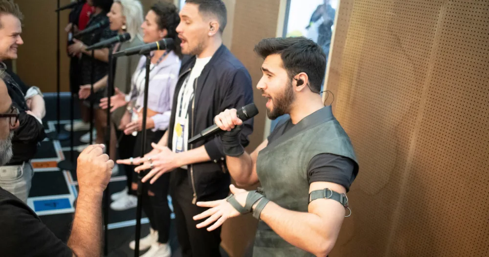 Çingizin "Eurovision" səhnəsində - İLK MƏŞQİ - FOTO - VİDEO