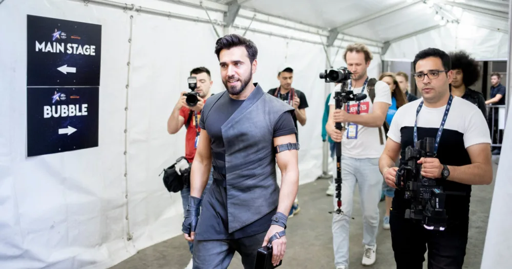 Çingizin "Eurovision" səhnəsində - İLK MƏŞQİ - FOTO - VİDEO