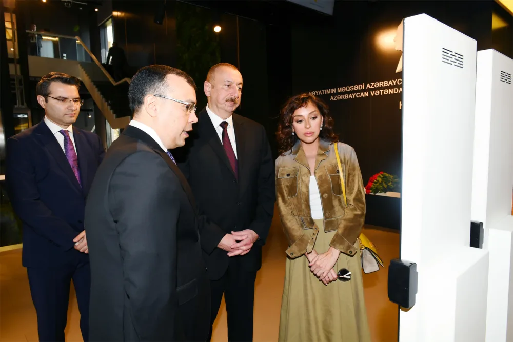 Prezident və xanımı DOST Agentliyinin və ilk DOST mərkəzinin inzibati binasının - AÇILIŞINDA - YENİLƏNİB - FOTOLAR