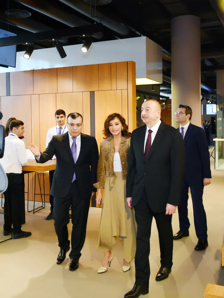 Prezident və xanımı DOST Agentliyinin və ilk DOST mərkəzinin inzibati binasının - AÇILIŞINDA - YENİLƏNİB - FOTOLAR