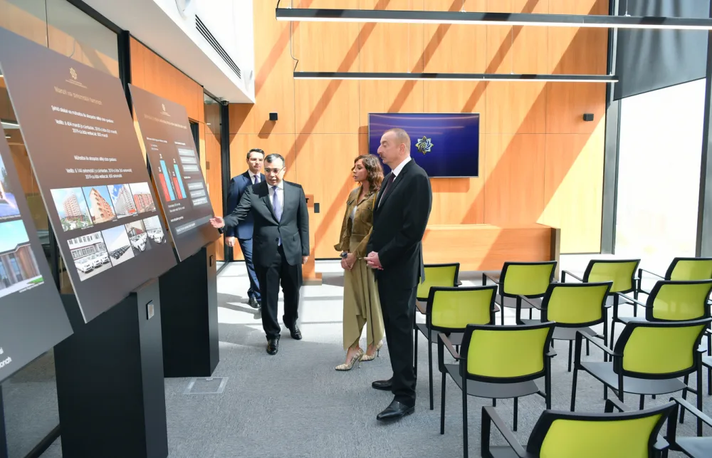 Prezident və xanımı DOST Agentliyinin və ilk DOST mərkəzinin inzibati binasının - AÇILIŞINDA - YENİLƏNİB - FOTOLAR