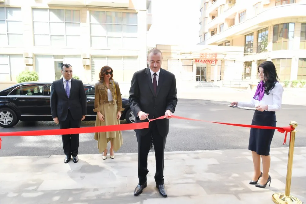 Prezident və xanımı DOST Agentliyinin və ilk DOST mərkəzinin inzibati binasının - AÇILIŞINDA - YENİLƏNİB - FOTOLAR