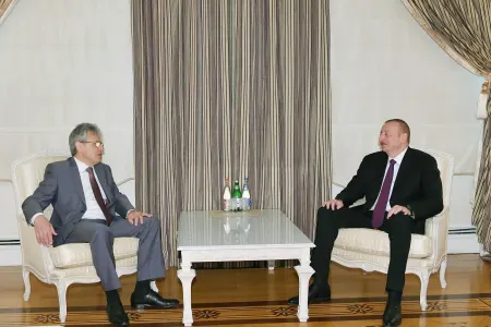 İlham Əliyev Aleksandr Sergeyevi qəbul etdi - FOTO - YENİLƏNİB